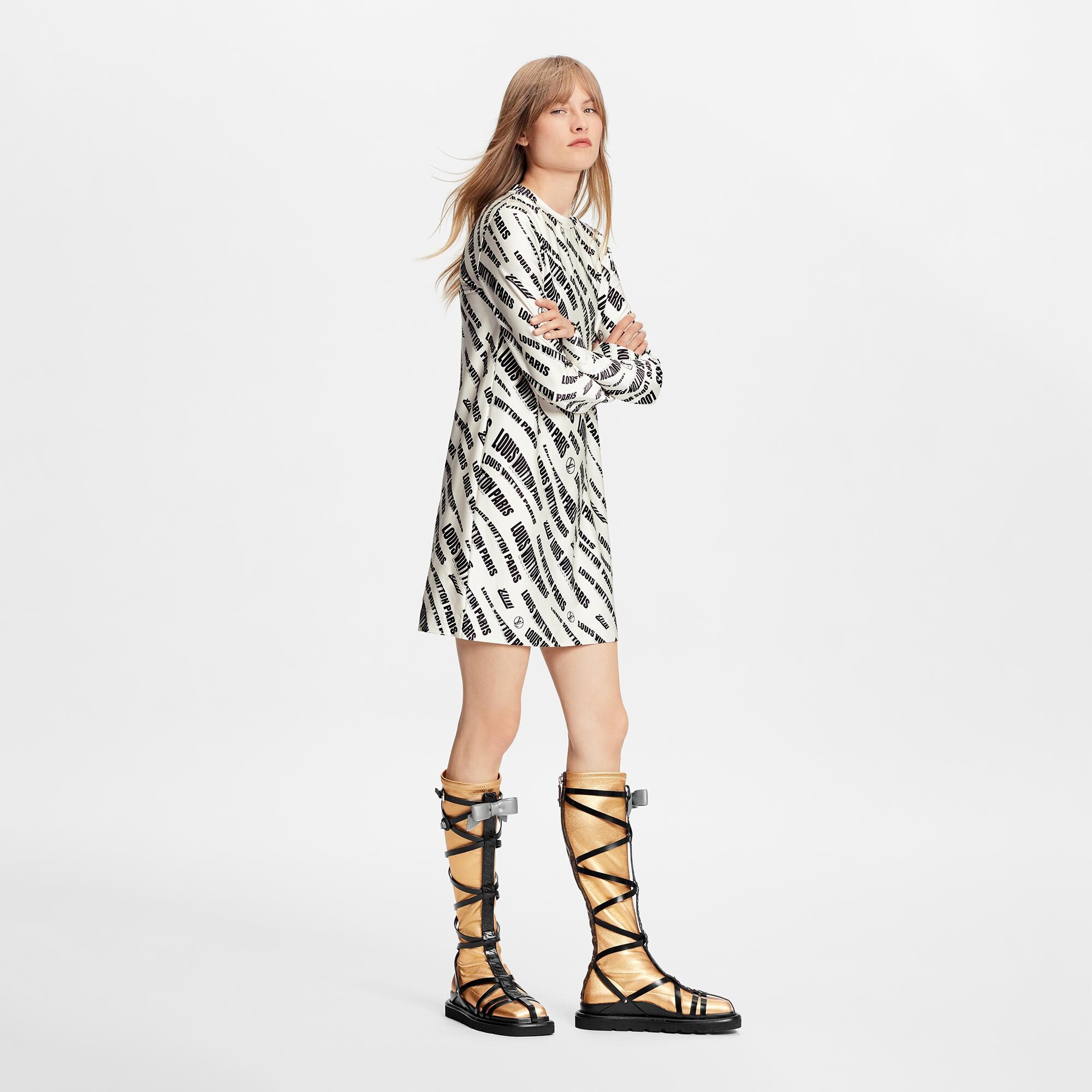 Slanted Signature Sporty Mini Dress Women ReadytoWear LOUIS